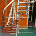 fashion curve stair by Detian display from china